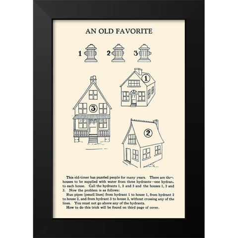 An Old Favorite Black Modern Wood Framed Art Print by Retromagic