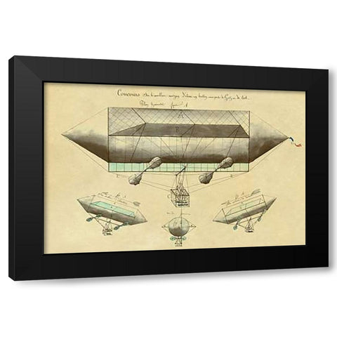 Balloon Design and Engineering Black Modern Wood Framed Art Print with Double Matting by Inventions