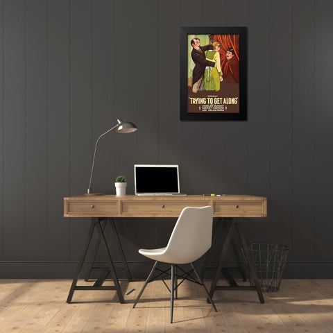 Bathing at Asnieres Black Modern Wood Framed Art Print by Seurat, George