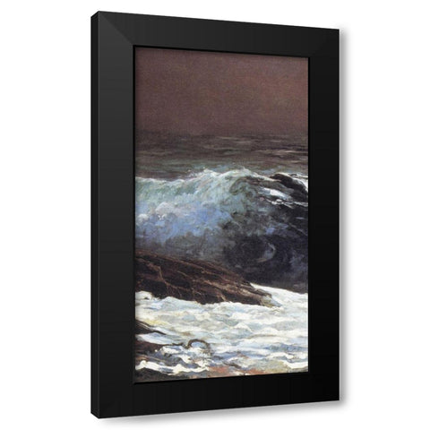 Sunlight On The Coast (center) Black Modern Wood Framed Art Print with Double Matting by Homer, Winslow