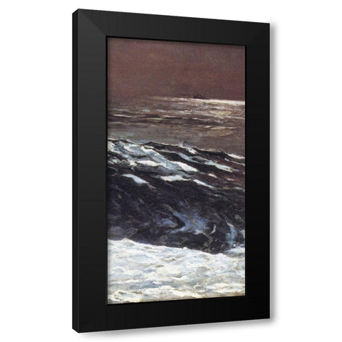 Sunlight On The Coast (right) Black Modern Wood Framed Art Print by Homer, Winslow