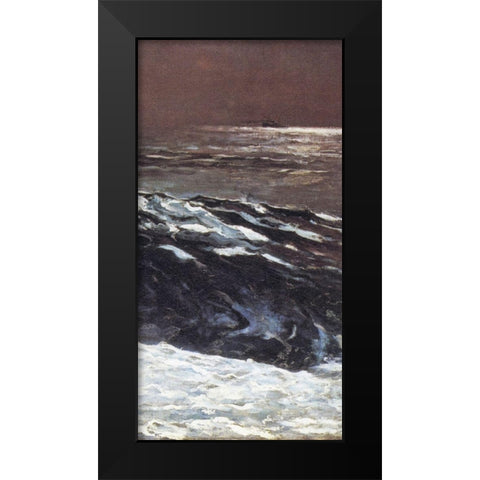 Sunlight On The Coast (right) Black Modern Wood Framed Art Print by Homer, Winslow