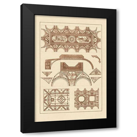Coved Ceiling Black Modern Wood Framed Art Print with Double Matting by Buhlmann, J.