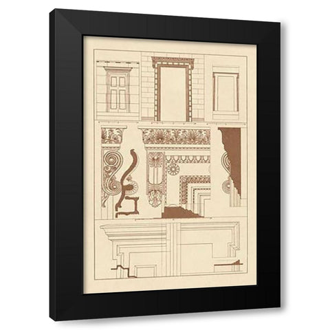 Doorways and Windows Black Modern Wood Framed Art Print with Double Matting by Buhlmann, J.