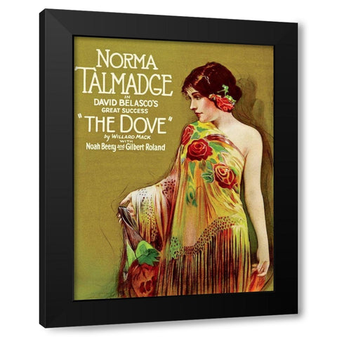 Vintage Film Posters: Dove Black Modern Wood Framed Art Print with Double Matting by Unknown