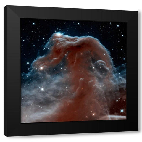 Horsehead Nebula, Infrared View Black Modern Wood Framed Art Print with Double Matting by NASA