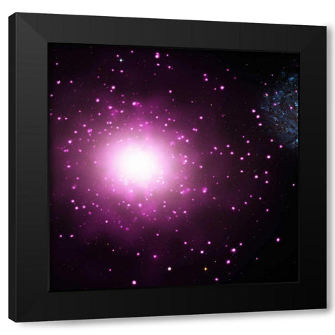 M60-UCD1 - Ultra-Compact Dwarf Galaxy Black Modern Wood Framed Art Print with Double Matting by NASA