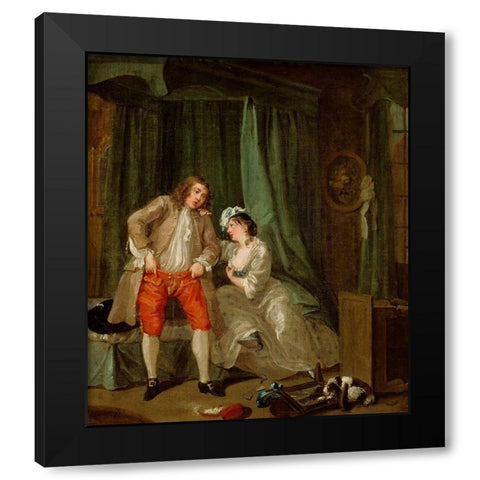 After Black Modern Wood Framed Art Print with Double Matting by Hogarth, William