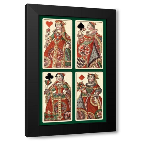 Queens - Bauern Hochzeit Deck Black Modern Wood Framed Art Print with Double Matting by Gobl, Andreas Benedictus