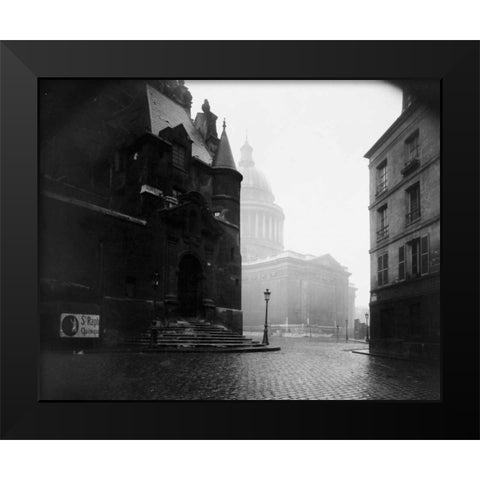 Paris, 1924 - The Pantheon Black Modern Wood Framed Art Print by Atget, Eugene