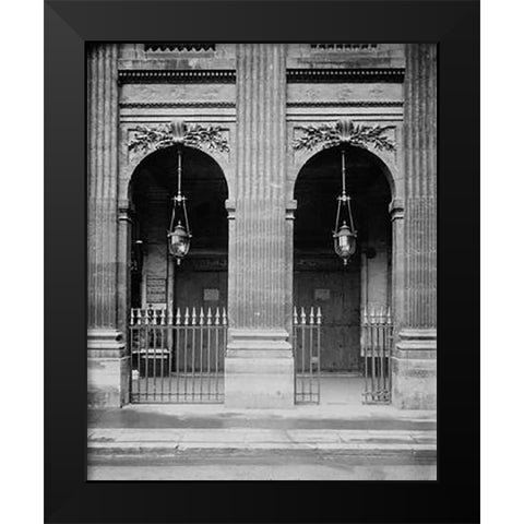 Paris, 1904-1905 - Palais-Royal Black Modern Wood Framed Art Print by Atget, Eugene