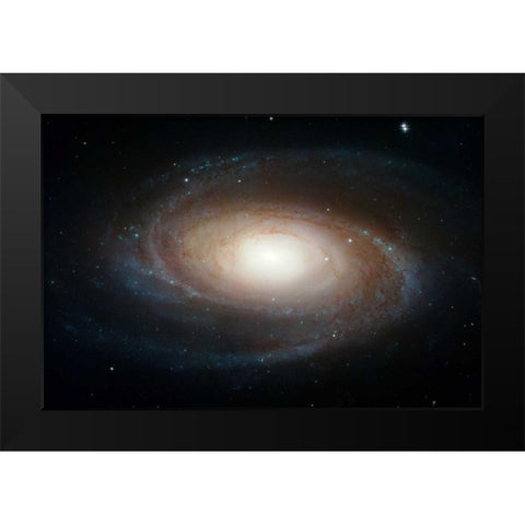 Spiral Galaxy M81 Black Modern Wood Framed Art Print by NASA