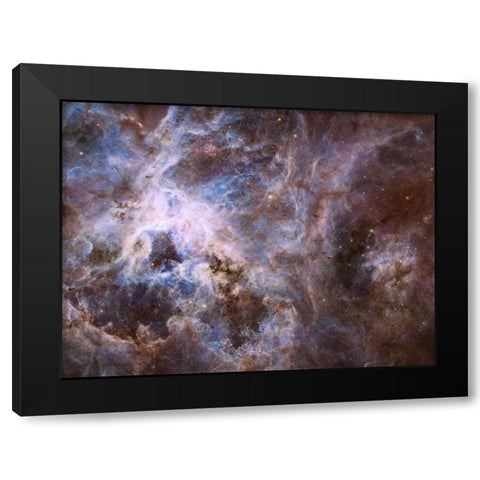 Wide Field 30 Doradus UVIS Black Modern Wood Framed Art Print by NASA