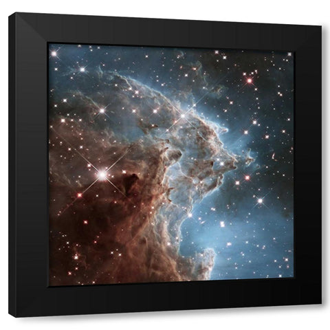 Infrared View of NGC 2174 Black Modern Wood Framed Art Print with Double Matting by NASA