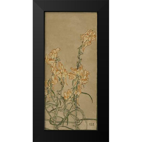 Butter and Eggs Black Modern Wood Framed Art Print by Overbeck, Hannah Borger