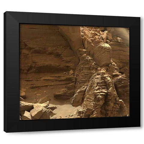 Mars Rover Farewell to Murray Buttes Image 4 Black Modern Wood Framed Art Print by Curiosity