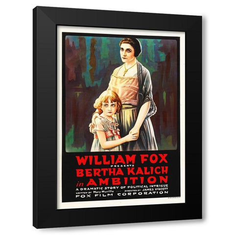 Ambition, 1916 Black Modern Wood Framed Art Print with Double Matting by Hollywood Photo Archive