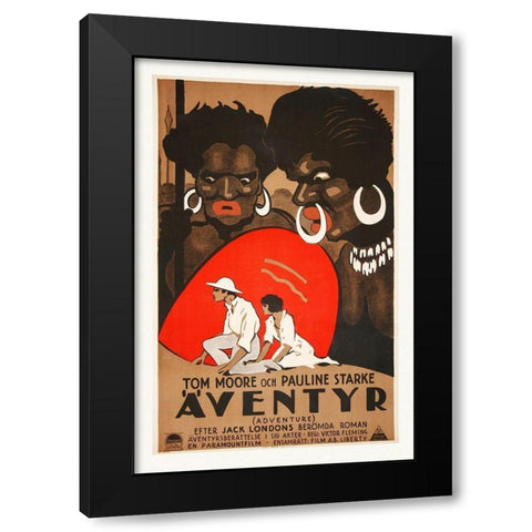 Aventyr Black Modern Wood Framed Art Print by Hollywood Photo Archive