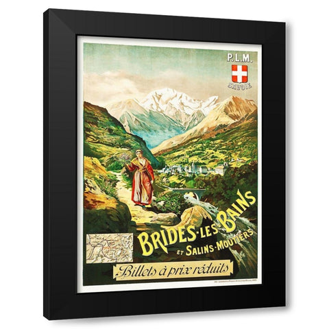 Brides Le Baines, 1900 Black Modern Wood Framed Art Print by Hollywood Photo Archive