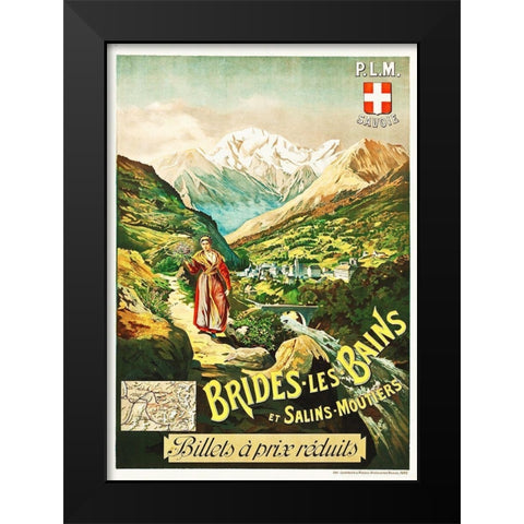 Brides Le Baines, 1900 Black Modern Wood Framed Art Print by Hollywood Photo Archive