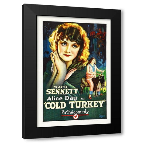 Cold Turkey Black Modern Wood Framed Art Print by Hollywood Photo Archive