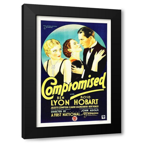 Compromised Black Modern Wood Framed Art Print with Double Matting by Hollywood Photo Archive