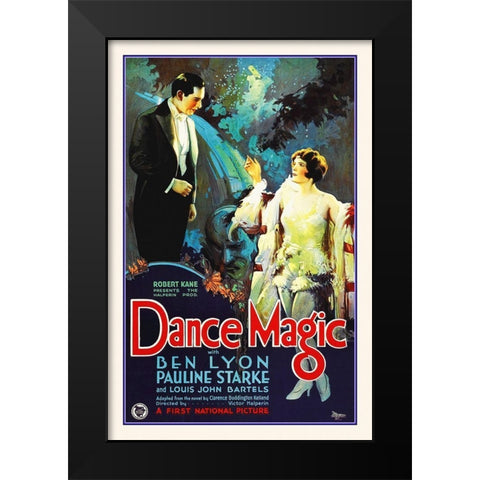 Dance Magic, 1927 Black Modern Wood Framed Art Print by Hollywood Photo Archive
