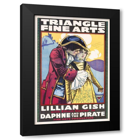 Daphne and the Pirate Black Modern Wood Framed Art Print with Double Matting by Hollywood Photo Archive