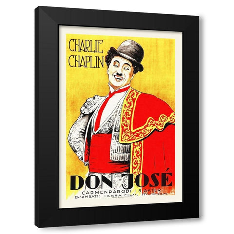 Don Jose Black Modern Wood Framed Art Print by Hollywood Photo Archive