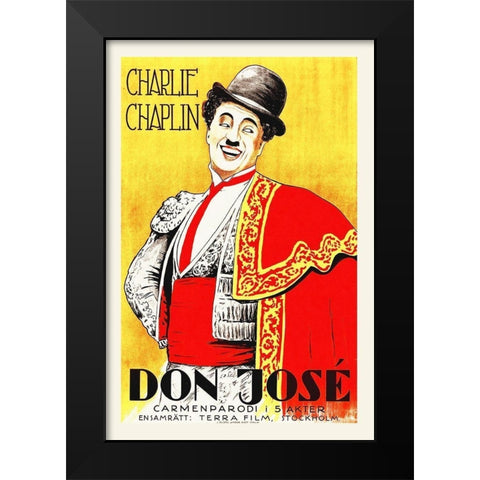 Don Jose Black Modern Wood Framed Art Print by Hollywood Photo Archive