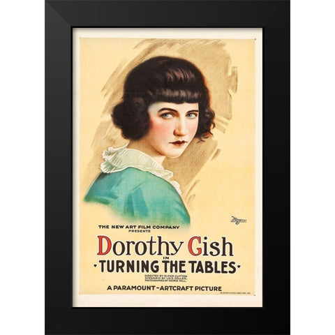 Dorothy Gish 2 Black Modern Wood Framed Art Print by Hollywood Photo Archive