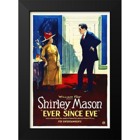 Ever Since Eve, 1921 Black Modern Wood Framed Art Print by Hollywood Photo Archive