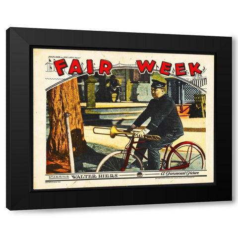 Fair Week Black Modern Wood Framed Art Print with Double Matting by Hollywood Photo Archive
