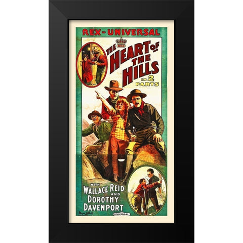 Heart of the Hills Black Modern Wood Framed Art Print by Hollywood Photo Archive