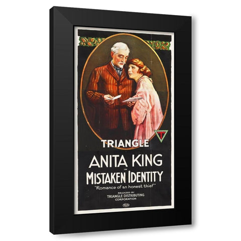 Mistaken Identity Black Modern Wood Framed Art Print with Double Matting by Hollywood Photo Archive