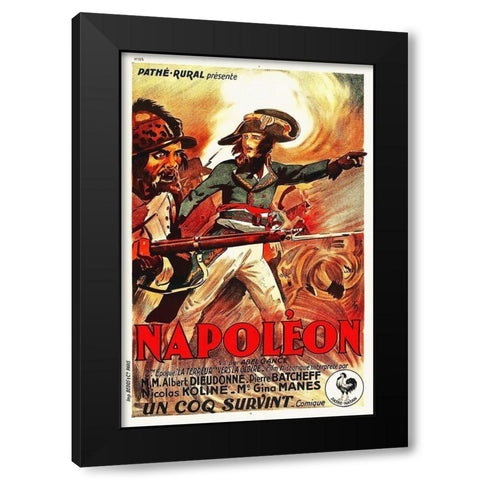 Napoleon, 1929 Black Modern Wood Framed Art Print with Double Matting by Hollywood Photo Archive
