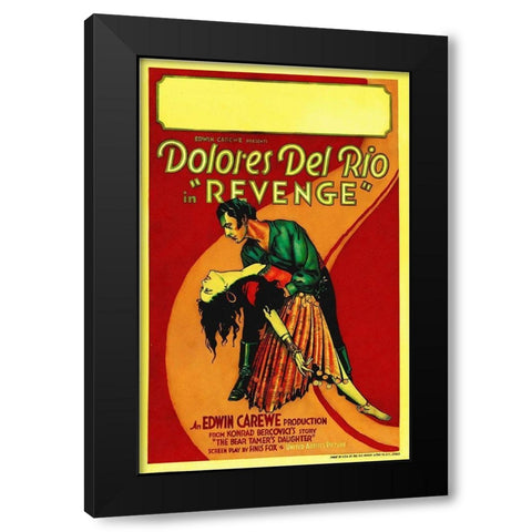 Revenge Black Modern Wood Framed Art Print by Hollywood Photo Archive