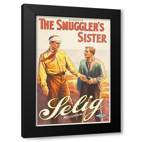 Smugglers Sister Black Modern Wood Framed Art Print by Hollywood Photo Archive