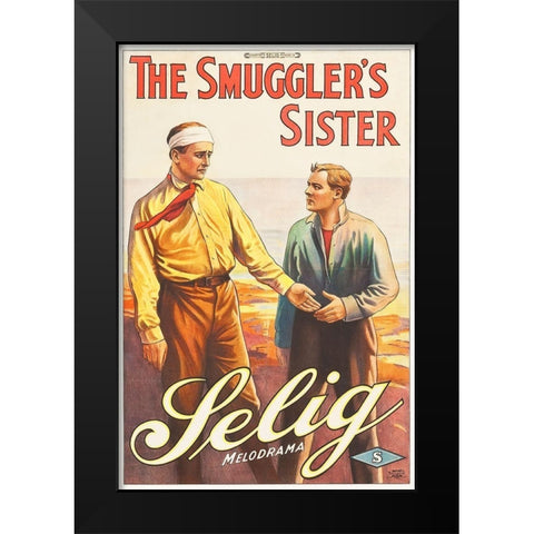 Smugglers Sister Black Modern Wood Framed Art Print by Hollywood Photo Archive