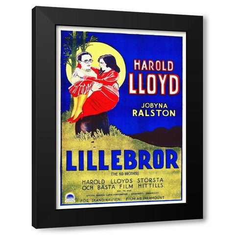 The Kids Brother Black Modern Wood Framed Art Print by Hollywood Photo Archive