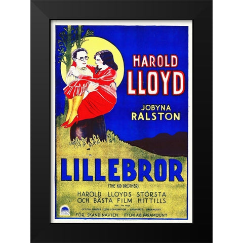 The Kids Brother Black Modern Wood Framed Art Print by Hollywood Photo Archive