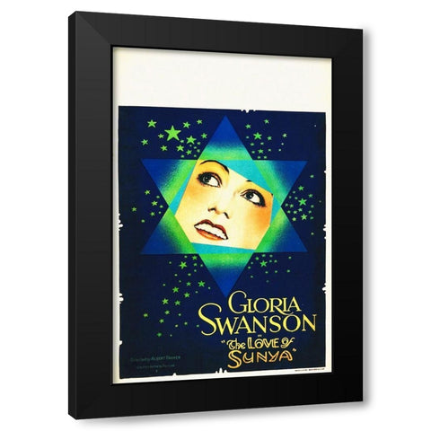 The Love of Sunya Black Modern Wood Framed Art Print with Double Matting by Hollywood Photo Archive