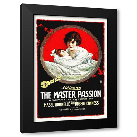 The Master Passion Black Modern Wood Framed Art Print by Hollywood Photo Archive