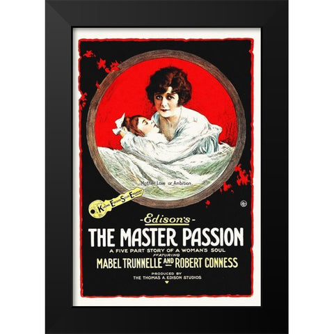The Master Passion Black Modern Wood Framed Art Print by Hollywood Photo Archive