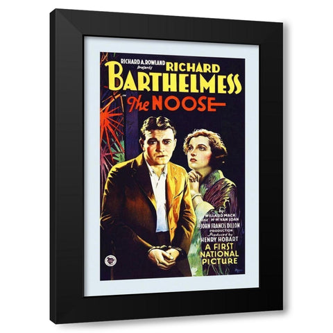 The Noose Black Modern Wood Framed Art Print with Double Matting by Hollywood Photo Archive
