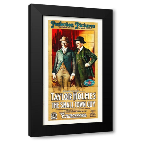 The Small Town Guy Black Modern Wood Framed Art Print with Double Matting by Hollywood Photo Archive