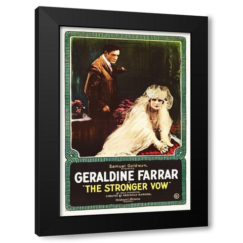 The Stronger Vow Black Modern Wood Framed Art Print with Double Matting by Hollywood Photo Archive