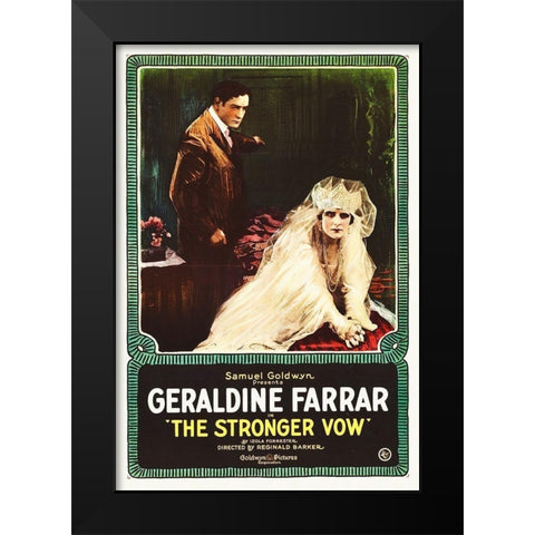 The Stronger Vow Black Modern Wood Framed Art Print by Hollywood Photo Archive