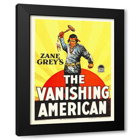 The Vanishing American,  1925 Black Modern Wood Framed Art Print with Double Matting by Hollywood Photo Archive