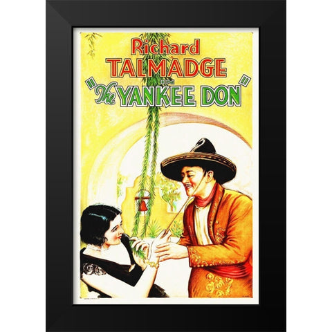 The Yankee Don Black Modern Wood Framed Art Print by Hollywood Photo Archive